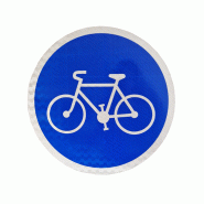 Panneau B22a - Zone cycliste obligatoire - WP Signalisation - Résine thermoplastique recyclable Panneau B22a - Zone cycliste obligatoire - WP Signalisation - Résine thermoplastique recyclable