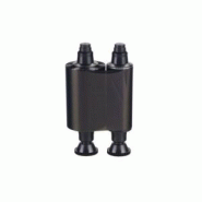 Ruban monochrome noir K R2011 - Evolis - Compatible Pebble4, Dualys3, Securion - Jusqu'à 1000 cartes