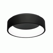 ROSSINI ILLUMINAZIONE Chopin - Plafonnier Led Rond 30W, 3000K, Lumière Chaude, Structure En Métal Noir, Diffuseur En Méthacrylate, Ip20 - Groupe Ro