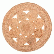 Secret de Gourmet - Set de table en jute ajouré en jute végétal/polyester - beige JJ1700