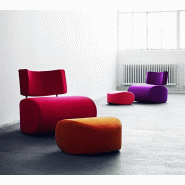 Siège basculant en tissu Apollo - Softline - Feld marron 849_1