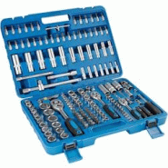 TecTake GmbH tectake Boîte à Outils avec 171 Pièces (Douilles + Outils à Cliquet) bleu - 402070 - bleu acier 402070 TecTake GmbH tectake Boîte à Outils avec 171 Pièces (Douilles + Outils à Cliquet) bleu - 402070 - bleu acier 402070