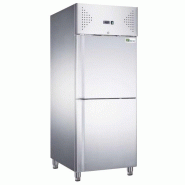 Armoire réfrigérée positive 700L GN 2/1 2 Demi-Portes pleine extérieur INOX AFI Collin-Lucy