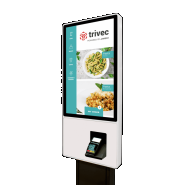 Borne de commande interactive pour restaurant en libre-service - TRIVEC Borne de commande interactive pour restaurant en libre-service - TRIVEC