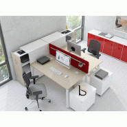 Bureau Bench 2 personnes Ogi A - MDD. - Bouleau Clair, 121