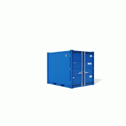 Conteneur de stockage ARKO9 Bleu RAL 5010 Conteneur de stockage ARKO9 Bleu RAL 5010