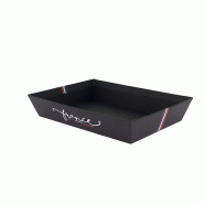 Corbeille carton rectangle Elégance 26x20 - Corbeille carton rectangle Elégance 26x20 -