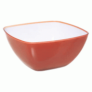 FIVE - Saladier carré rouge 19 × 19 × 9 cm - rouge JJ975