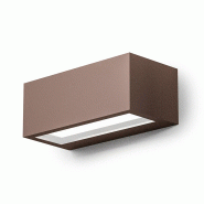 Gea Luce Applique Externe Double Émission Ges972C 15W Led 3000K Ip65 Rouille Aluminium - Gealuce - GES972C