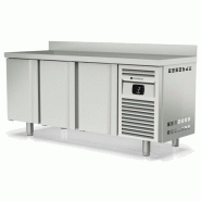 Meuble avec évier 600 adossé positif - 3 portes pleines - PMRSF-200