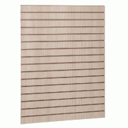 Panneau rainuré R7,5 L90xP120cm épaisseur 18mm - orme clair