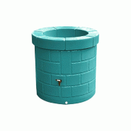 PLAST'UP ROTOMOULAGE Puits récupérateur d'eau de pluie 340l - BUTTERFLYGREEN - bleu 0637962081459