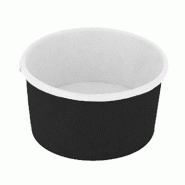 Pot à glace en carton Black Edition 300ml Ø10x5,5cm par 2000
