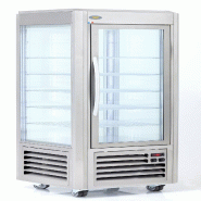 Roller Grill Vitrine 4 faces, verticale, négative ventilée, inox avec grilles, 360 litres RDN 60 FI - gris verre RDN 60 FI