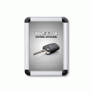 SHOWDOWN Displays Exposiciónate Cadre Clic-Clac Slim A5 Coins Arrondis 20 mm KRA5R20 - argenté aluminium 8595578300345