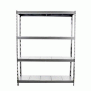 SimonRack Étagère Industrielle, 2000x2100x900 4 Niveaux en metal, Étagère Charge Lourde, gris/galva -Simonforte - gris métal 8425437092602 SimonRack Étagère Industrielle, 2000x2100x900 4 Niveaux en metal, Étagère Charge Lourde, gris/galva -Simonforte - gris métal 8425437092602