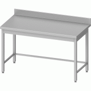 Table adossée sans étagère basse 1800x700x850 mm à monter - P950027180
