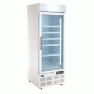 Vitrine réfrigérée négative une porte avec bandeau lumineux Série G 412L | Polar - GH506 longueur 680 mm - blanc acier GH506 Vitrine réfrigérée négative une porte avec bandeau lumineux Série G 412L | Polar - GH506 longueur 680 mm - blanc acier GH506