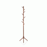 AQA Design Porte-manteau RICO en hêtre noyer L.40 P.40 H.176 MP03089 - marron Bois massif MP03089