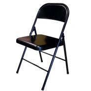 Chaise métallique  pliante, accrochable - CROISETTE