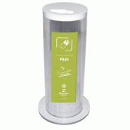 Collecteur de piles 5,5 litres - polycarbonate incolore - haute résistance - fabriqué en France Collecteur de piles 5,5 litres - polycarbonate incolore - haute résistance - fabriqué en France