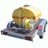 Ensemble cuve ovale PFV 1 000 l équipée sur remorque routière avec pompe électrique - CEMO - 90241E Ensemble cuve ovale PFV 1 000 l équipée sur remorque routière avec pompe électrique - CEMO - 90241E