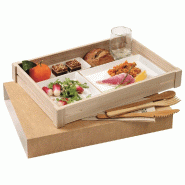 Fourreau pour plateau réf 38854 Carton kraft 34,6x23,7x4,8cm - par 100