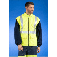 Gilet manches amovibles multirisques atex intempéries hv réf.            138*mphvj