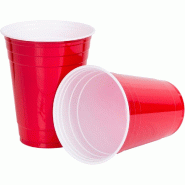HEKU 10 gobelets rouges "Red Cup" - 478