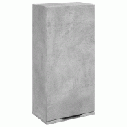 Helloshop26 - Armoire de salle de bain murale design épuré 32 x 20 x 67 cm gain de place en bois d'ingénierie gris béton 02_0050976 - gris Bois ma