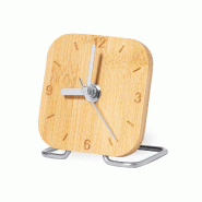 Horloge de table en bambou verni - 5601316723291