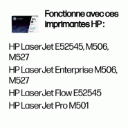 HP 87A toner LaserJet noir authentique