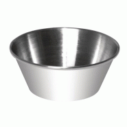 Lot de 12 pots à sauce inox 40 ml empilables