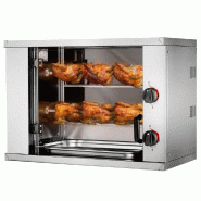 Mini rôtissoire électrique - 2 broches - 6 poulets | GGM