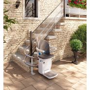 Monte escalier extérieur courbe 4000 - adapté aux intempéries et variations de climat_1