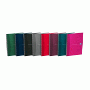 Oxford Lot de 10 Cahier Essentials rel. Intégrale A4 100p./50 feuilles 90g/m², Séyès, coloris assortis (8) - 3020120022062