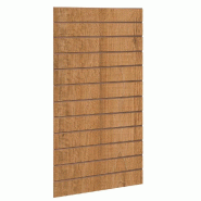 Panneau rainuré R10 L59,5xP120cm épaisseur 18mm - chêne naturel