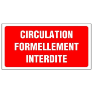 Panneaux rigides 960x480 mm interdictions dangers indications - PNGPSC-NV15/CCFI_0