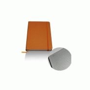 SMARTD Carnet 21,5x14,5cm Semi Cuir Orange 116 Feuilles - 5608011023183