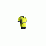 T-shirt manches courtes - KOMO - 55% CO/45% PES 150g/m2 + Mesh + Bandes segmentées - Jaune HV/Marine - COVERGUARD | 7KOMY T-shirt manches courtes - KOMO - 55% CO/45% PES 150g/m2 + Mesh + Bandes segmentées - Jaune HV/Marine - COVERGUARD | 7KOMY