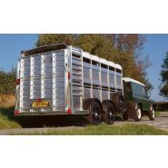 Ta510 - remorque bétaillère - ifor williams trailers ltd - poids brut 3 500 kg
