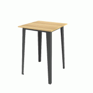 Table Haute Selim en Robinier et pieds fonte Table Haute Selim en Robinier et pieds fonte