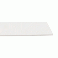 Tablette L90xP30cm épaisseur 18mm - blanc 9003 - pour gondoles Vertigo double face