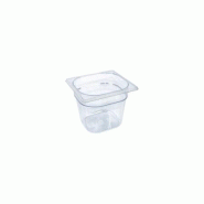 Bac Gastronorme Tritan GN 1/6 H. 150 mm - Gastroland - transparent 3701666002694