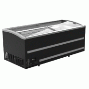 Congélateur bahut noir portes coulissantes pour supermarché 1005 l ... - P7072.0015