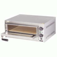 Four inox à pizza 1 chambre 2000 W, 220 V - MONO Four inox à pizza 1 chambre 2000 W, 220 V - MONO
