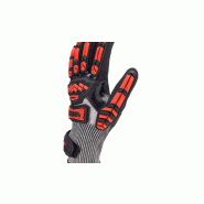 GANTS manutention ANTI COUPURES ANTI chocs IMPACT 200 rouge cut d (4443) GANTS manutention ANTI COUPURES ANTI chocs IMPACT 200 rouge cut d (4443)