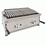 Grill pierre de lave avec grille inox 70 cm| Arilex - 70BAR Grill pierre de lave avec grille inox 70 cm| Arilex - 70BAR