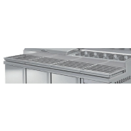 Grille de travail 500 x 400 - pour meubles de préparation pizza - GRILLE-DE-TRAVAIL