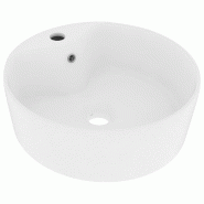 Helloshop26 - Lavabo de luxe avec trop-plein vasque à poser de toilette lave-mains de salle de bain salle cosmétique maison 36 x 13 02_0002773 - 300